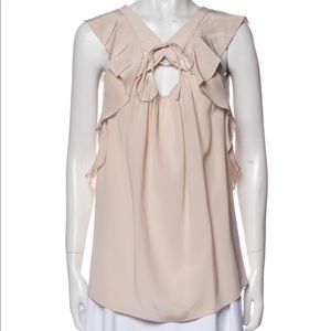 Vanessa Bruno silk v-neck top